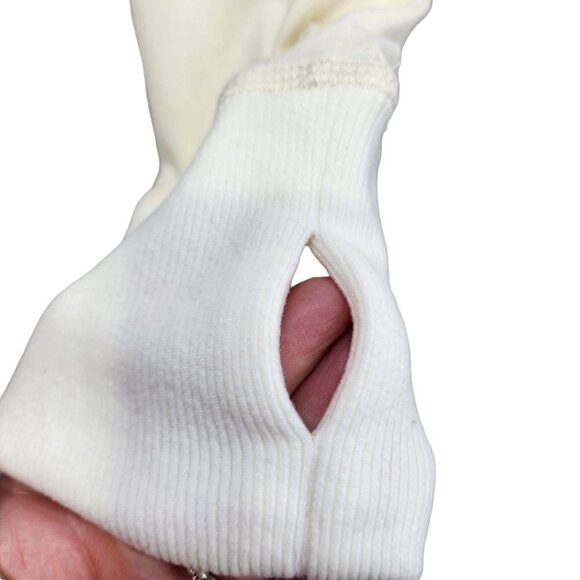 NWT Sweaty Betty Harmonise‎ Luxe Fleece White Pullover Sweatshirt Size XXL - Picture 10 of 12